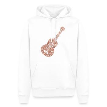 Ukulele Word Cloud Ukulele Player Hawaiian Musicia - Männer Premium Bio Hoodie - Weiß - Vorne - Nico (187cm)