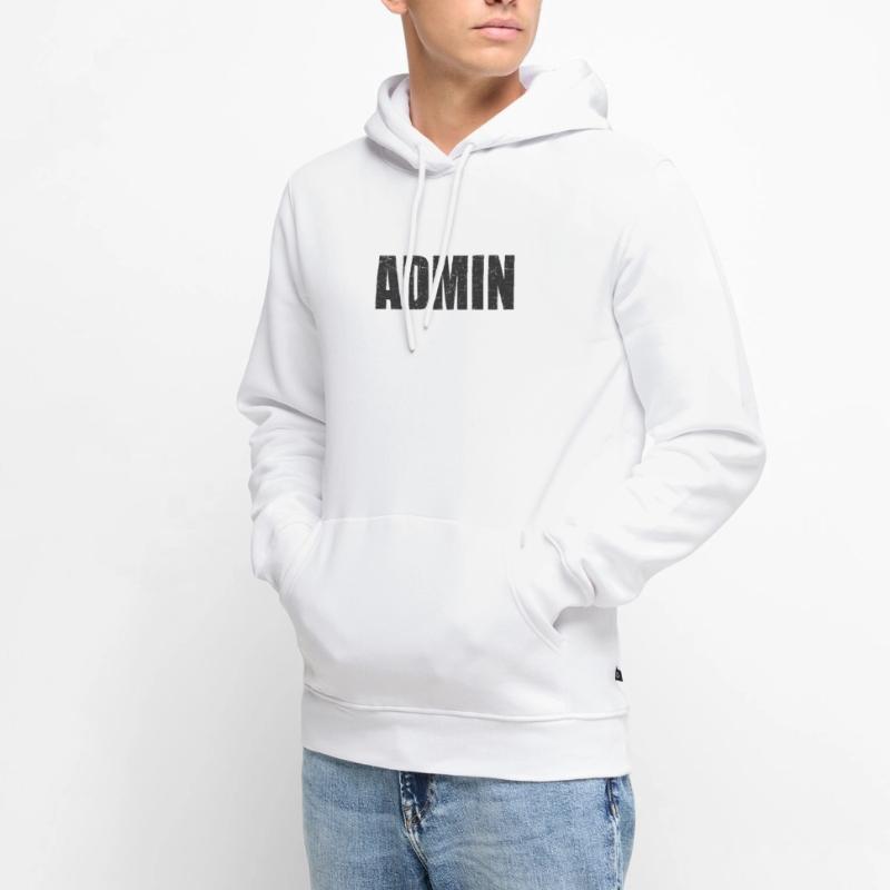 admin Programmierer Linux IT Geschenkidee Männer Premium Bio Hoodie