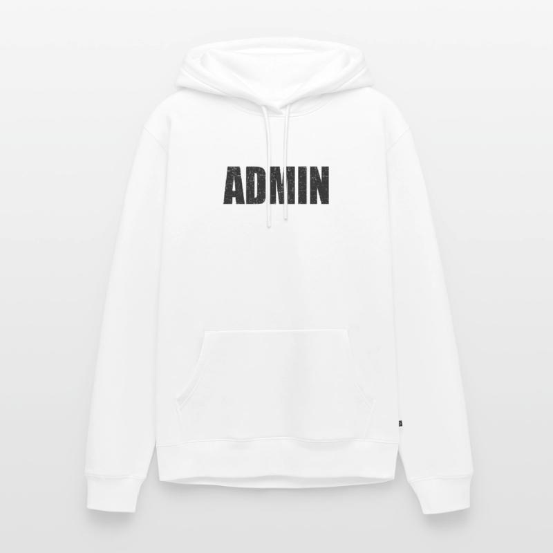 admin Programmierer Linux IT Geschenkidee Männer Premium Bio Hoodie