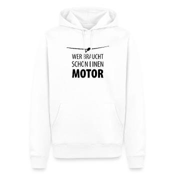 Glider pilot glider flying glider - Men’s Premium Organic Hoodie - white - Front - Nico (187cm)