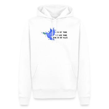 Taube Taubenzüchter Taubenfan Sprüche Vogel Spruch - Männer Premium Bio Hoodie - Weiß - Vorne - Nico (187cm)