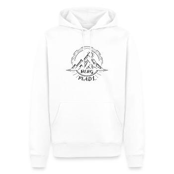 Berg Madl - Männer Premium Bio Hoodie - Weiß - Vorne - Nico (187cm)