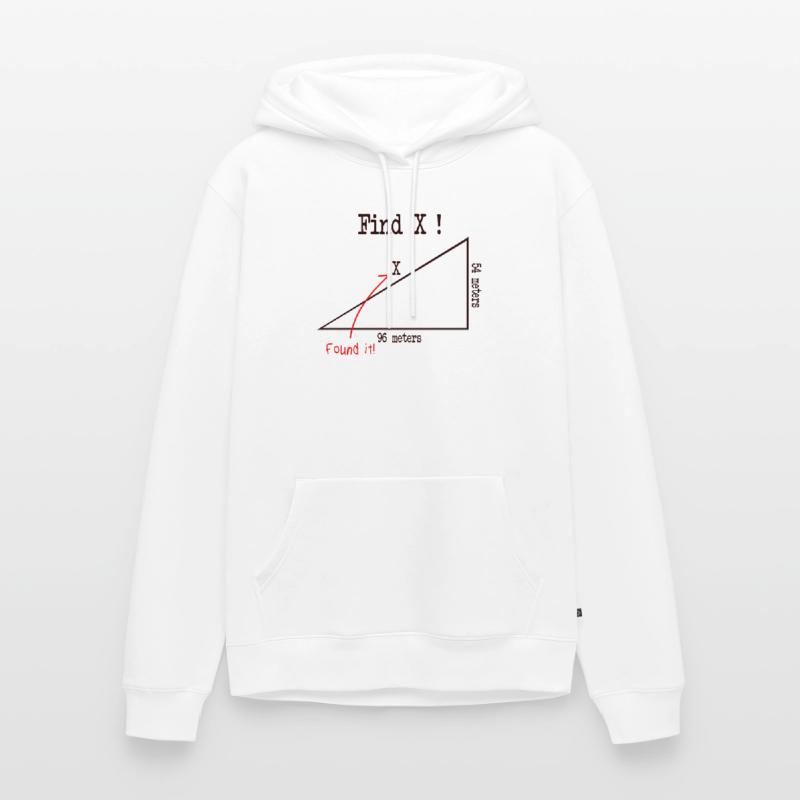 Math Math Meme Find X Found It Pythagore Sweat à capuche Premium bio Homme