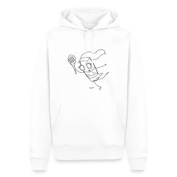 Chillions tennis player - Men’s Premium Organic Hoodie - white - Front - Nico (187cm)