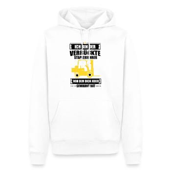 Staplerfahrer sind die Coolsten Stapler Logistik - Männer Premium Bio Hoodie - Weiß - Vorne - Nico (187cm)