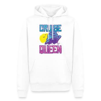 Kreuzfahrt Queen - Männer Premium Bio Hoodie - Weiß - Vorne - Nico (187cm)