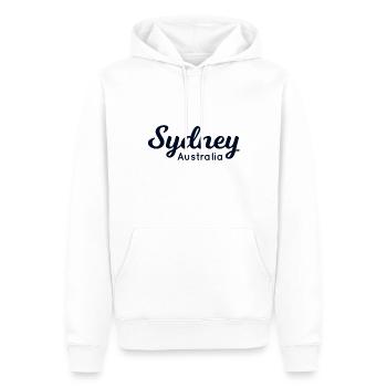 Sydney - Sweat à capuche Premium bio Homme - blanc - Devant - Nico (187cm)