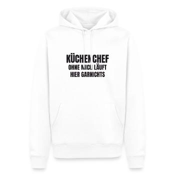 Küchenchef - Männer Premium Bio Hoodie - Weiß - Vorne - Nico (187cm)