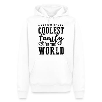 coolest family - Men’s Premium Organic Hoodie - white - Front - Nico (187cm)