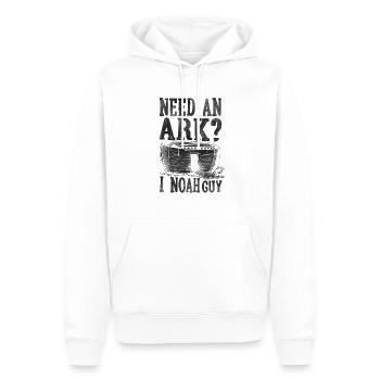 Christian bible verse religion - Men’s Premium Organic Hoodie - white - Front - Nico (187cm)