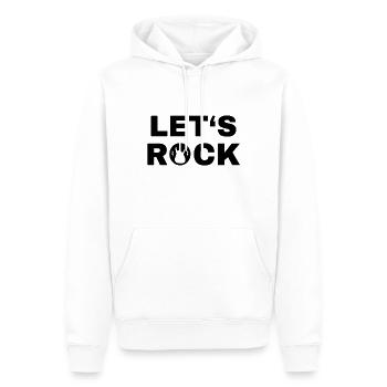 Rock music - Männer Premium Bio Hoodie - Weiß - Vorne - Nico (187cm)
