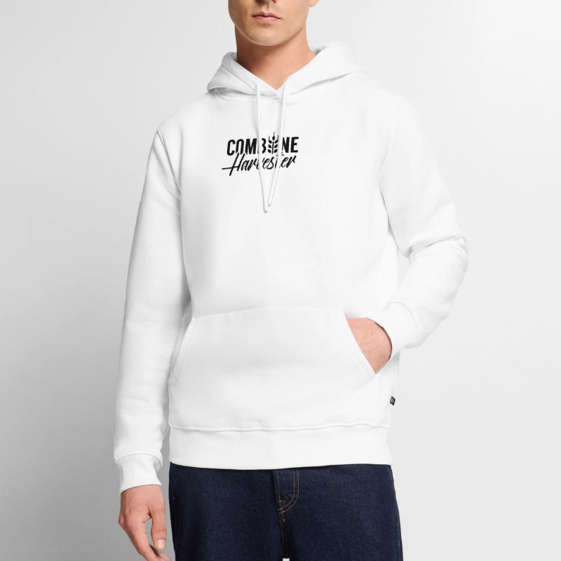 Moissonneuses-batteuses chauffeur moisson machine agricole moissonneuse-batteuse Sweat à capuche Premium bio Homme