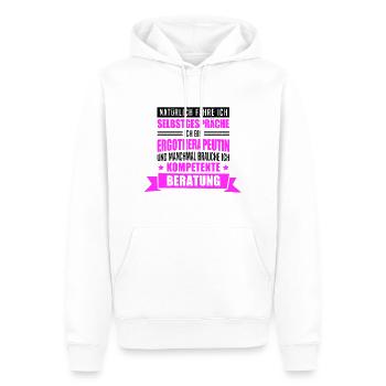 Ergotherapeutin Selbstgespräche Ergotherapie - Männer Premium Bio Hoodie - Weiß - Vorne - Nico (187cm)
