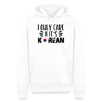 Koreanisch Korea Fan Südkorea Kpop K-Pop Geschenk - Männer Premium Bio Hoodie - Weiß - Vorne - Nico (187cm)