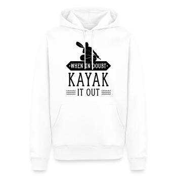 Kayak Wassersport Kajak Kajakfahrer Kajakfahren - Männer Premium Bio Hoodie - Weiß - Vorne - Nico (187cm)