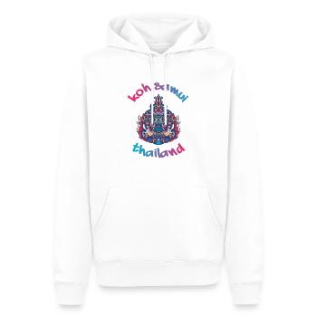 Koh Samui Thailand Backpacker Reisen - Männer Premium Bio Hoodie - Weiß - Vorne - Nico (187cm)