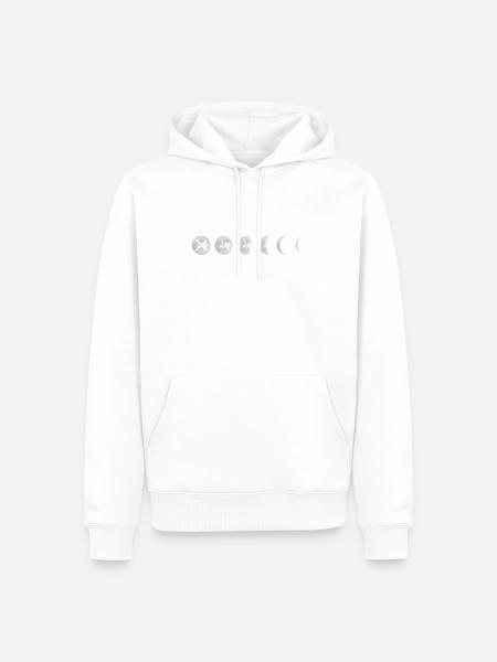 XRP Moon Ripple XRP Hodl Crypto Cryptocurrency - Men’s Premium Organic Hoodie - white