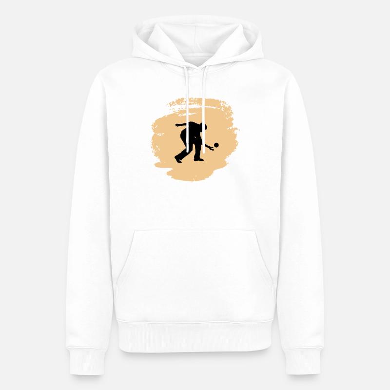 Boule Bocce Boccia-Spieler - Männer Premium Bio Hoodie - Weiß
