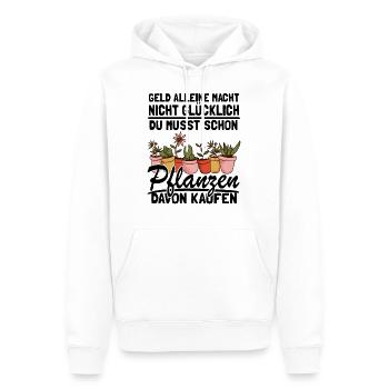 Gärtnerin Spruch Gärtner Lustig Pflanzen - Männer Premium Bio Hoodie - Weiß - Vorne - Nico (187cm)