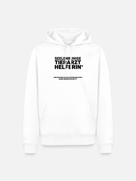 Tierarzt Tierarzthelferin Tierdoktor TFA Geschenk - Männer Premium Bio Hoodie - Weiß