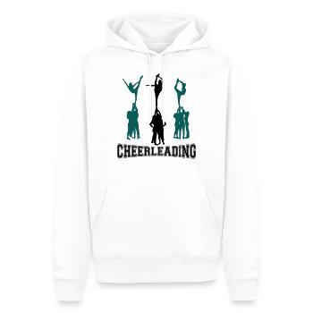 Cheerleading, Cheerleader - Men’s Premium Organic Hoodie - white - Front - Nico (187cm)