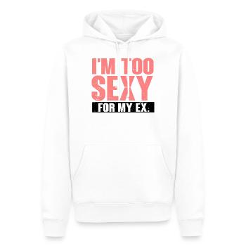Il suffit de boire divorce divorce - Sweat à capuche Premium bio Homme - blanc - Devant - Nico (187cm)