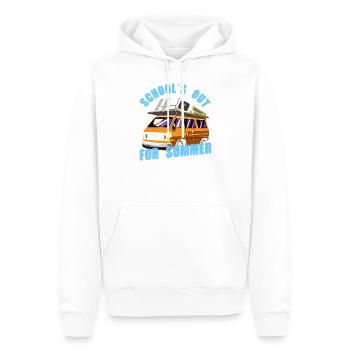 Schools out campers for students & teachers holidays - Men’s Premium Organic Hoodie - white - Front - Nico (187cm)