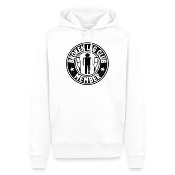Gebrochenes Bein Club MItglied Geschenk Gute - Männer Premium Bio Hoodie - Weiß - Vorne - Nico (187cm)