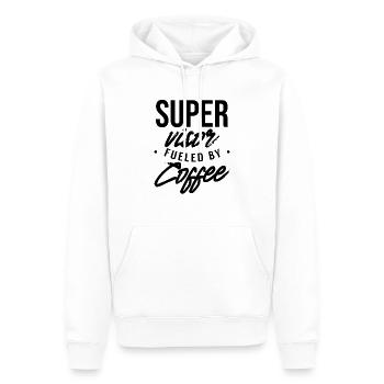 Supervisor Driven By Coffee Overseer Profession - Men’s Premium Organic Hoodie - white - Front - Nico (187cm)