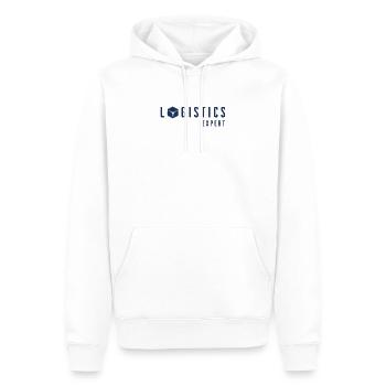 Logistics expert Profession Logistician Forwarding - Men’s Premium Organic Hoodie - white - Front - Nico (187cm)