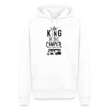 Camping King Of The Camper - Männer Premium Bio Hoodie - Weiß - Vorne - Nico (187cm)