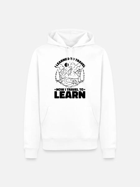 Reise reisen Reisender Reisebürokaufmann - Männer Premium Bio Hoodie - Weiß