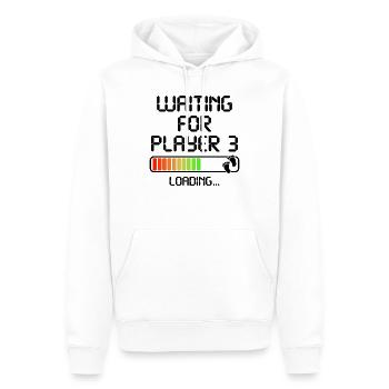 Expectant Dad Expectant Mom Parents Father Mother - Men’s Premium Organic Hoodie - white - Front - Nico (187cm)