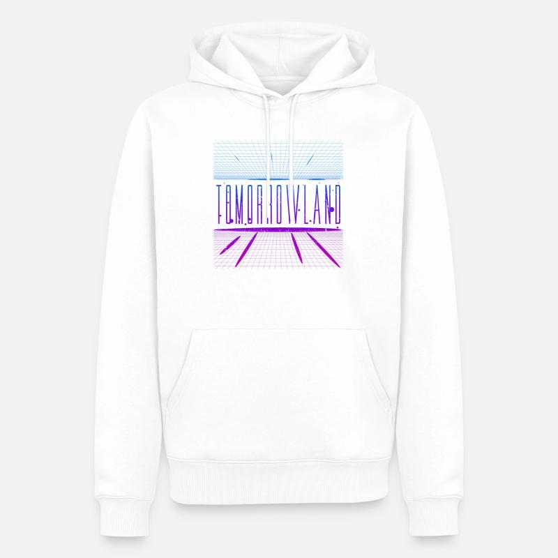 Tomorrowland - Sweat à capuche Premium bio Homme - blanc