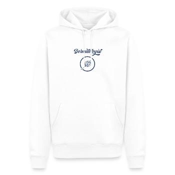 Dermatologe Hautarzt Dermatologie Dermatologin - Männer Premium Bio Hoodie - Weiß - Vorne - Nico (187cm)