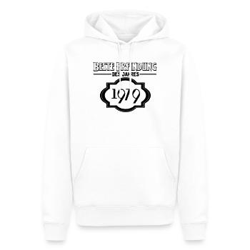 Beste Erfindung des Jahres 1979 Geschenk - Männer Premium Bio Hoodie - Weiß - Vorne - Nico (187cm)