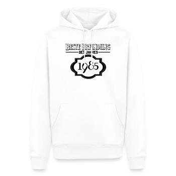 Beste Erfindung des Jahres 1985 Geschenk - Männer Premium Bio Hoodie - Weiß - Vorne - Nico (187cm)