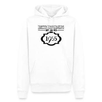 Beste Erfindung des Jahres 1955 Geschenk - Männer Premium Bio Hoodie - Weiß - Vorne - Nico (187cm)
