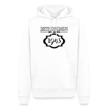 Beste Erfindung des Jahres 1943 Geschenk - Männer Premium Bio Hoodie - Weiß - Vorne - Nico (187cm)