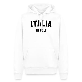 NEAPEL Napoli Italia Italy Italien - Männer Premium Bio Hoodie - Weiß - Vorne - Nico (187cm)