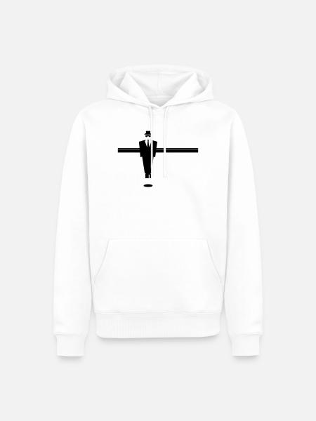 table soccer - Men’s Premium Organic Hoodie - white