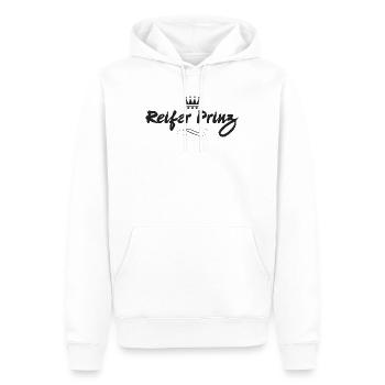 Reifer Prinz Krone Geburtstag Birthday - Männer Premium Bio Hoodie - Weiß - Vorne - Nico (187cm)
