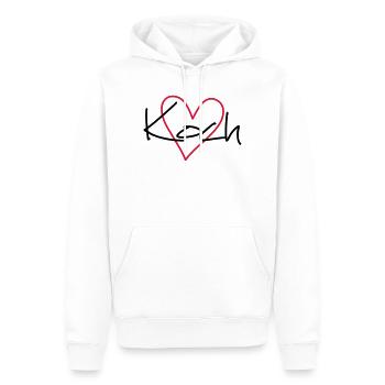 Koch Herz Hobbykoch Küche Geschenkidee - Männer Premium Bio Hoodie - Weiß - Vorne - Nico (187cm)