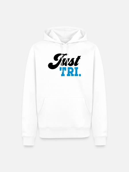 Triathlon - Männer Premium Bio Hoodie - Weiß