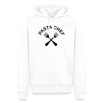 Pasta - Männer Premium Bio Hoodie - Weiß - Vorne - Nico (187cm)