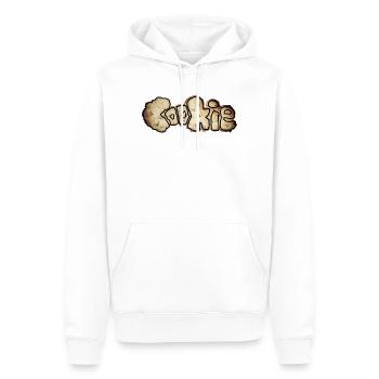 Cookie - Männer Premium Bio Hoodie - Weiß - Vorne - Nico (187cm)