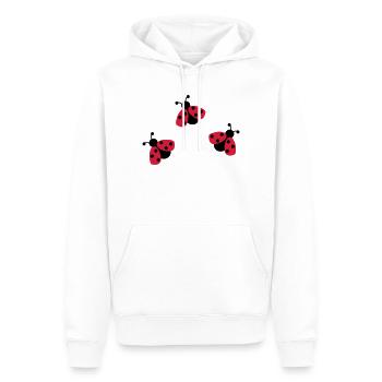 6254398 118120415 Marienkaefer - Männer Premium Bio Hoodie - Weiß - Vorne - Nico (187cm)