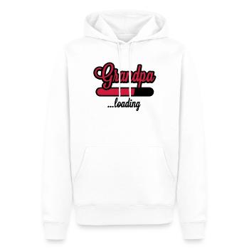 Grandpa loading - Männer Premium Bio Hoodie - Weiß - Vorne - Nico (187cm)