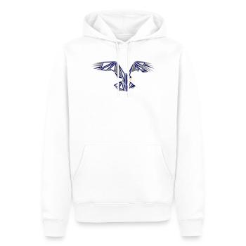 balbuzard pêcheur - Sweat à capuche Premium bio Homme - blanc - Devant - Nico (187cm)