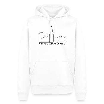 Sprockhövel - Männer Premium Bio Hoodie - Weiß - Vorne - Nico (187cm)